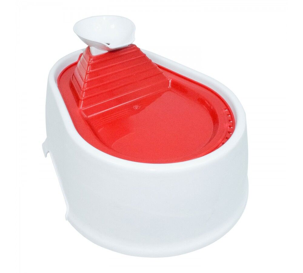 Cado Pet Kedi Köpek Su Pınarı Şelale 23*30*11 cm 12 VOLT 3 W Kırmızı