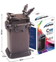 Dophin C1600 Akvaryum Dış Filtre 1600 L/H