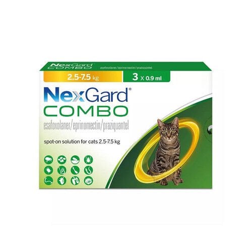 Nexgard Combo Kedi Ense Damlası İç - Dış Parazit 2,5-7,5 kg