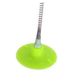 Markapet Yaylı Vantuzlu Hacıyatmaz Kedi Oyuncağı 30 cm Sarı