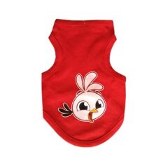 Kedi Köpek Kıyafeti Pembe Kuşlu 16-21 cm XXXSmall