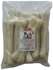 Dibo Köpek Çiğneti Pres Kemik Beyaz 150-160 gr 21 cm ( 10 Adet )