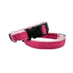 Soleil Polar Boyun Tasması 2 cm * Min: 25-Max: 35 cm Pembe