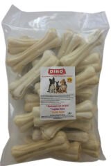 Dibo Köpek Çiğneti Pres Kemik Beyaz 50-55 gr 12 cm ( 25 Adet )