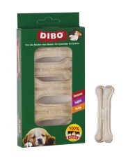 Dibo Köpek Çiğneti Pres Kemik Beyaz 20-25 gr 7 cm ( 5 Adet )