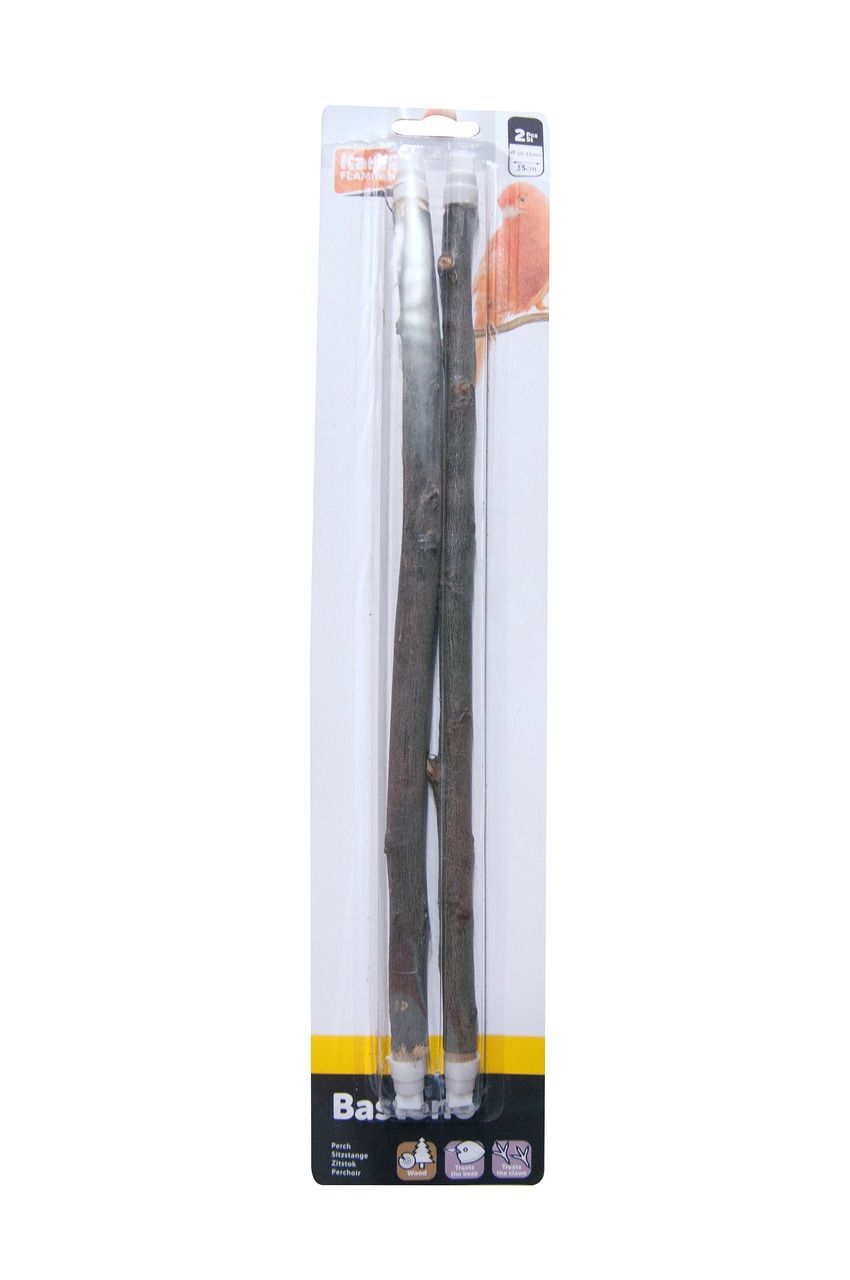 Karlie Ahşap+Plas. Kuş Tüneği 25Cmx10Mm