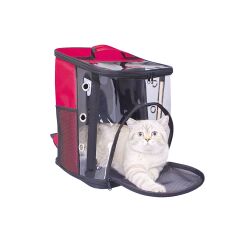 Markapet Galaksi Kedi Taşıma Çantası 30*30*40 cm Kırmızı