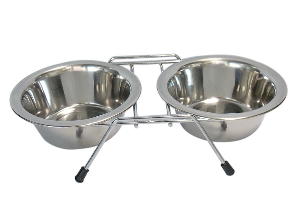 Tommy Ayaklı İkili Köpek Mama Su Kabı 3500 + 3500 ml