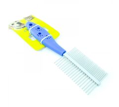 Cado Pet Keçe Açıcı Çift Taraflı Tarak 5 x 7 x 17 cm