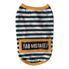 Kedi Köpek Kıyafeti Siyah Beyaz Bad Mistakes L 33 cm