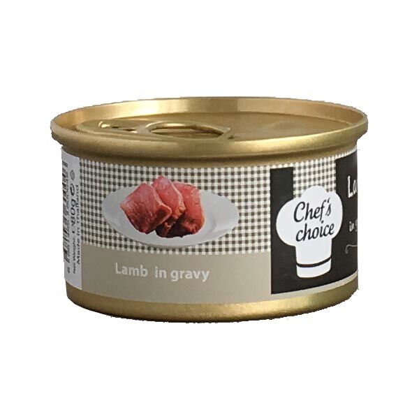 Chefs Choice Kuzu Eti Soslu Kedi Konservesi 80 Gr