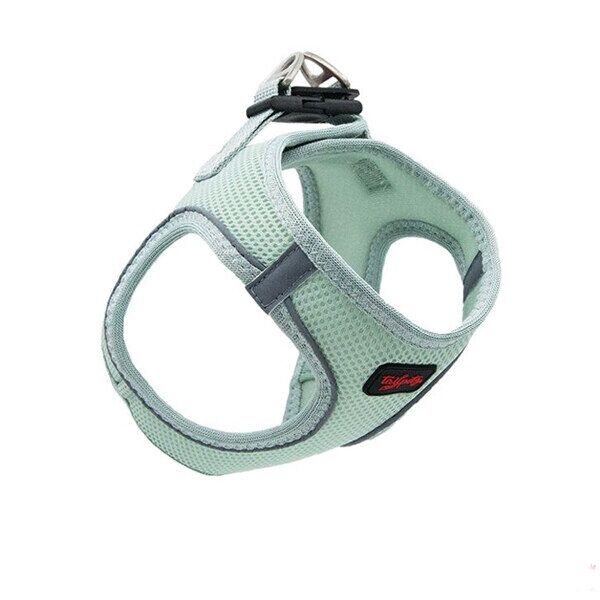 Tailpetz Air Mesh Köpek Göğüs Tasması 3XSmall 24-28 cm Gri Moon