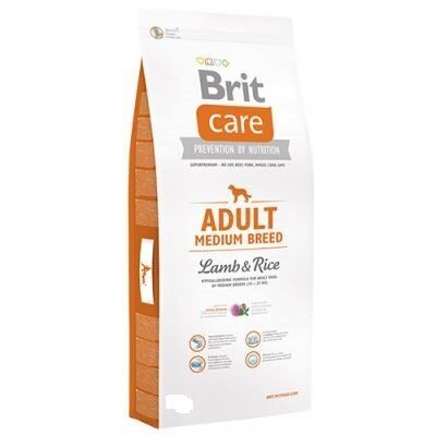 Brit Care Medium Lamb Rice Kuzu Etli Yetişkin Köpek Maması 3 kg