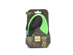Doggie Soft Seri Otomatik Makaralı Gezdirme Tasması 12 kg / 3 M Yeşil