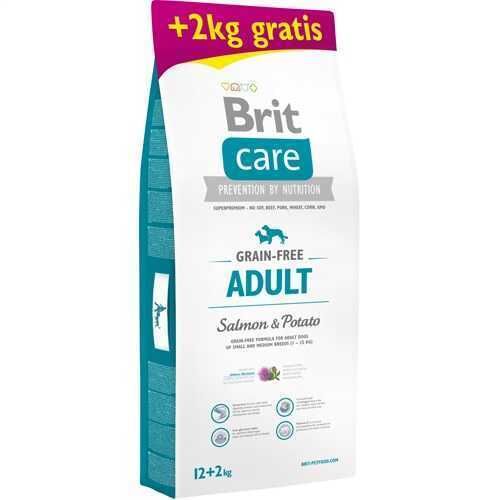 Brit Care Tahılsız Somon Balıklı Yetişkin Köpek Maması 12 + 2 Kg