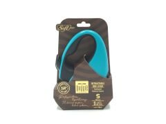 Doggie Soft Seri Otomatik Makaralı Gezdirme Tasması 15 kg / 5 M Turkuaz