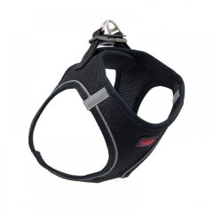 Tailpetz Air Mesh Köpek Göğüs Tasması 3XSmall 24-28 cm Siyah