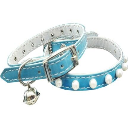 Eastland İncili Kedi Boyun Tasması 28 cm Mavi