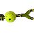 Düğümlü Y Şekilli Tenis Toplu Köpek Oyuncağı 7-37 cm Mavi