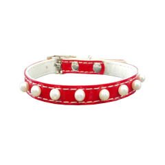 Eastland İncili Kedi Boyun Tasması 28 cm Kırmızı