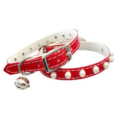 Eastland İncili Kedi Boyun Tasması 28 cm Kırmızı