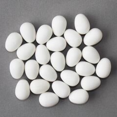 Pet Garden Kuş Yumurtası 2.5*3.5 cm Folluk Yumurta (10'lu Paket)