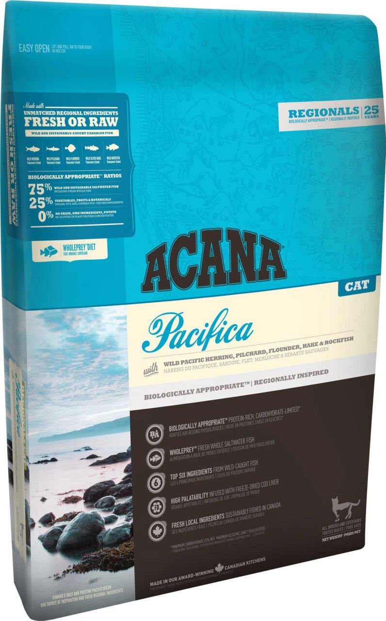 Acana Pacifica Cat Tahılsız Balıklı Kuru Kedi Maması 1.8 Kg