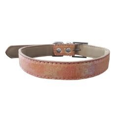 Köpek Boyun Tasması Sim İşlemeli 35*45 cm Pembe
