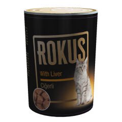 Rokus Ciğerli Kedi Konserve Mama 410 gr
