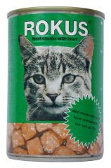 Rokus Yürekli Kedi Konserve Mama 410 gr