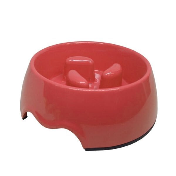 Köpek İçin Yavaş Besleme Mama Kabı 1 Litre Fuşya