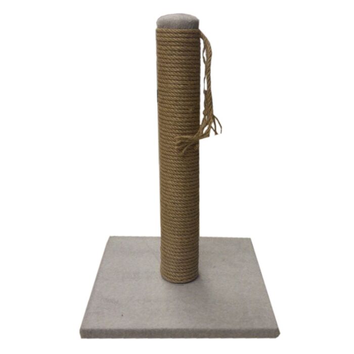 Catia Renkli Püsküllü Kedi Tırmalama Tahtası 47 cm Gri