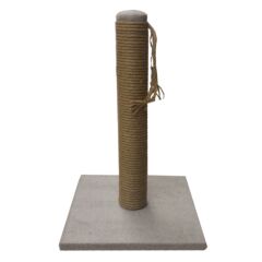 Catia Renkli Püsküllü Kedi Tırmalama Tahtası 47 cm Gri