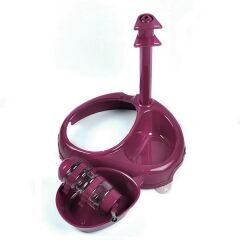 Köpek & Kedi Otomatik Mama Ve Su Kabı 34-42 cm Pembe