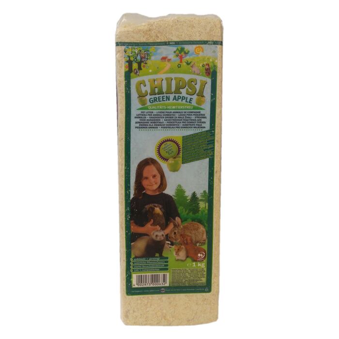 Chipsi Elma Aromalı Kemirgen Talaşı 1000 Gr (15 Lt)