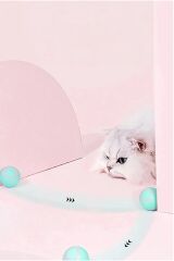 Gravitational Şarjlı Otomatik Haraketli Kedi Oyun Topu 4 cm