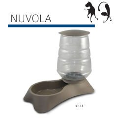 MP Nuvola Kedi Köpek Mama Kabı 3.8 Litre Kahverengi