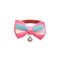 Papyonlu Kedi Tasması Max:27 cm-Min:19 cm Gökkuşağı