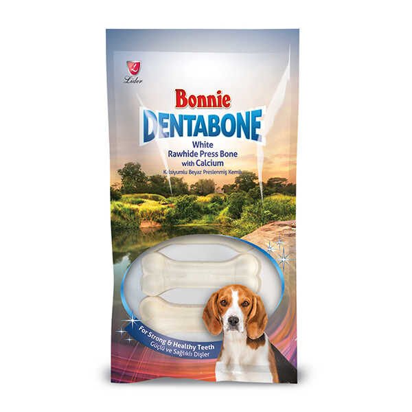 Bonnie Sütlü Pres Köpek Çiğneme Kemiği 5 li