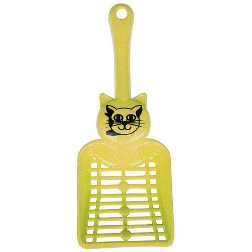 Percell Kedi Tuvaleti Küreği Sarı