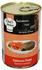 Chefs Choice Tahılsız Somon Balıklı Ezme Kedi Konserve 400 Gr
