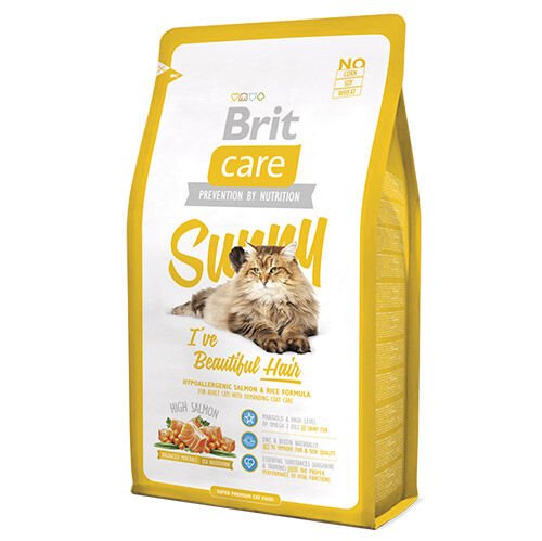 Brit Care Sunny Hair Deri ve Tüy Sağlığı Kedi Maması 2 Kg