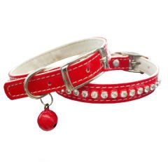 Eastland Taşlı Kedi Boyun Tasması 1*30 cm Kırmızı