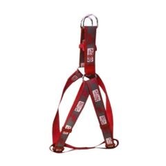 Köpek Göğüs Bel Tasma Ve Gezdirme Seti 120*1.5 cm 19-27 cm*1.5 cm Kırmızı