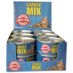 Gardenmix Tavuklu Kırmızı Ton Balıklı Mama 85 gr ( 12Adet )