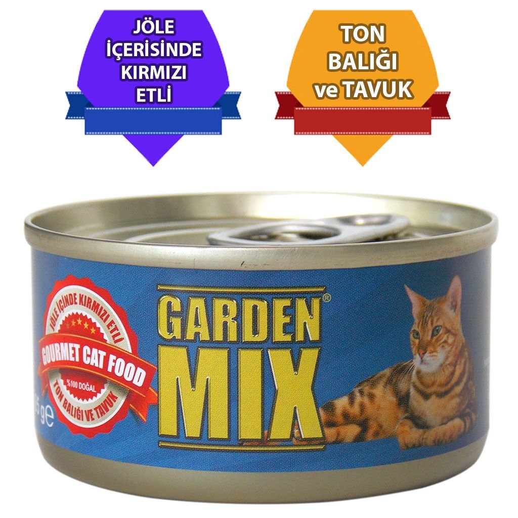 Gardenmix Jöleli Tavuklu Kırmızı Ton Balıklı Mama 85 gr
