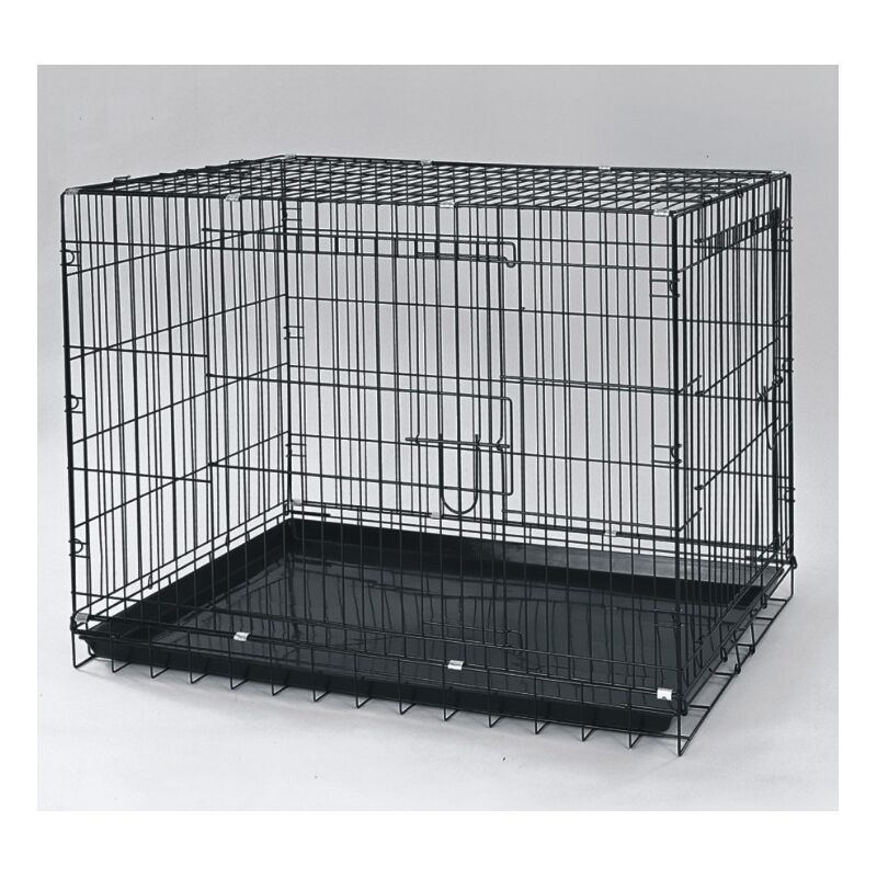 Dayang Metal Köpek Kafesi Büyük 108x69x77.5 Cm Siyah