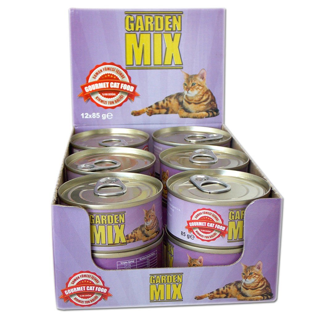 Gardenmix Somon Fümeli Kırmızı Ton Balıklı 85 gr ( 12 Adet )