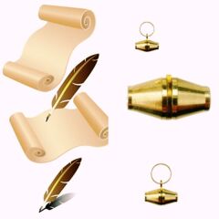 Percell Gold Tekli Kedi Köpek İsimlik Kimlik Tüpü 2 cm