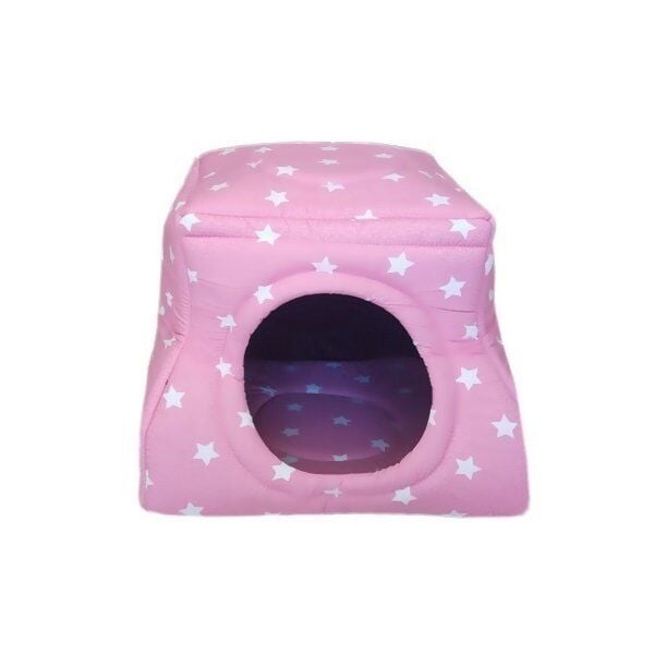 Pet Pretty Köpek Kulübesi Yıldızlı Pembe ø 50×50*40 cm